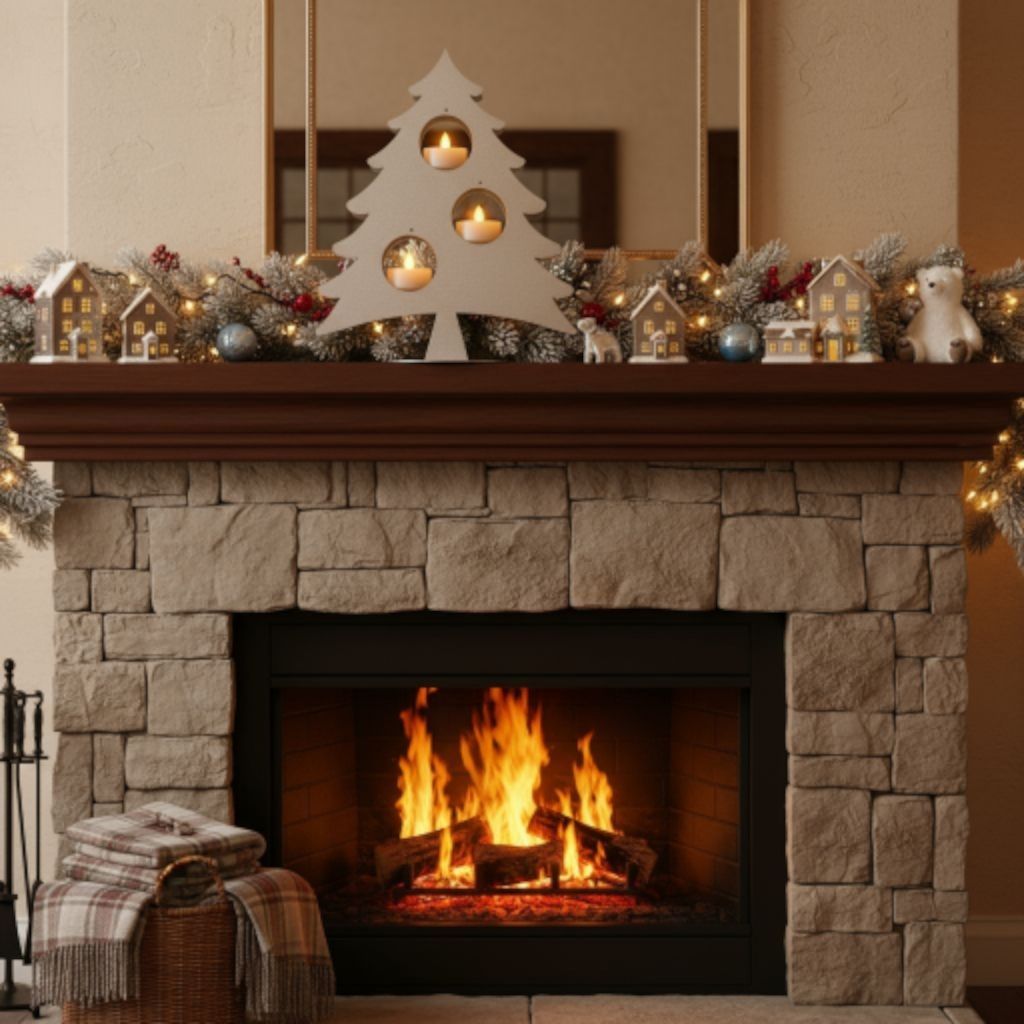 Weihnachtsbaum klein_Kamin